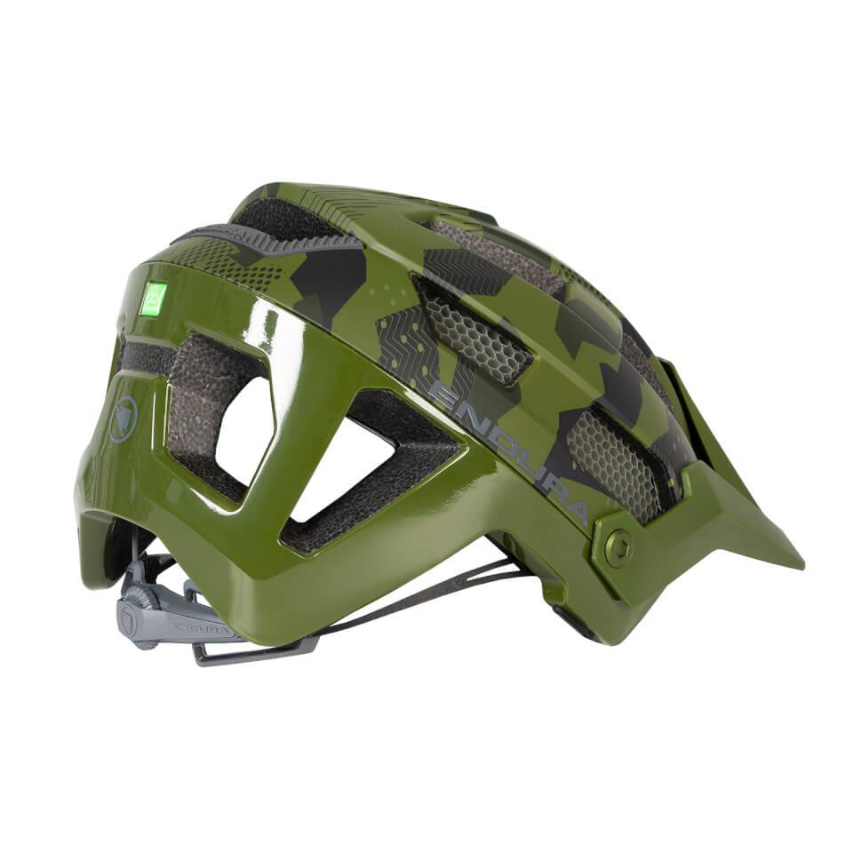 Casco Bici Endura SingleTrack Helmet Tonal Verde Oliva