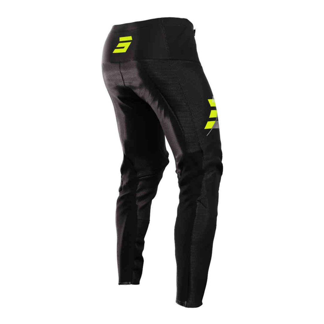 Pantaloni Motocross Shot Contact Speck Black Yellow Fluo
