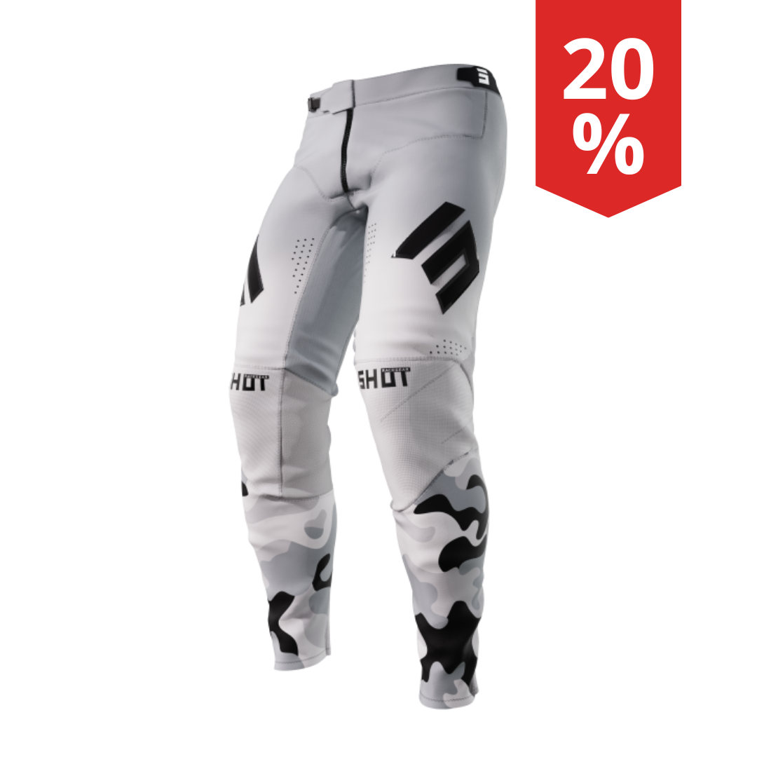 Pantaloni Motocross Shot Aerolite Shadow Grigio