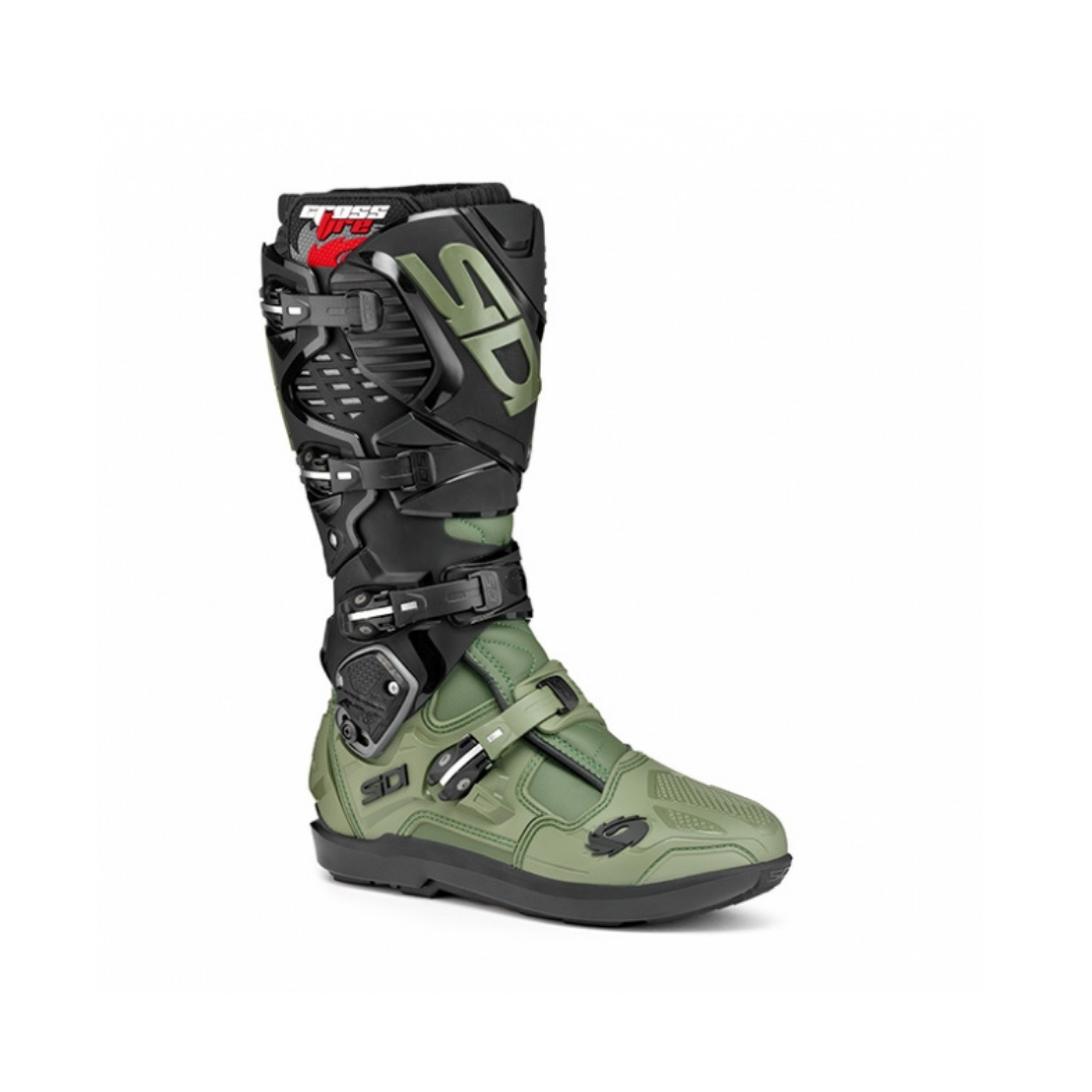 Stivali Sidi Crossfire 3 SRS Army Verde Militare/Nero