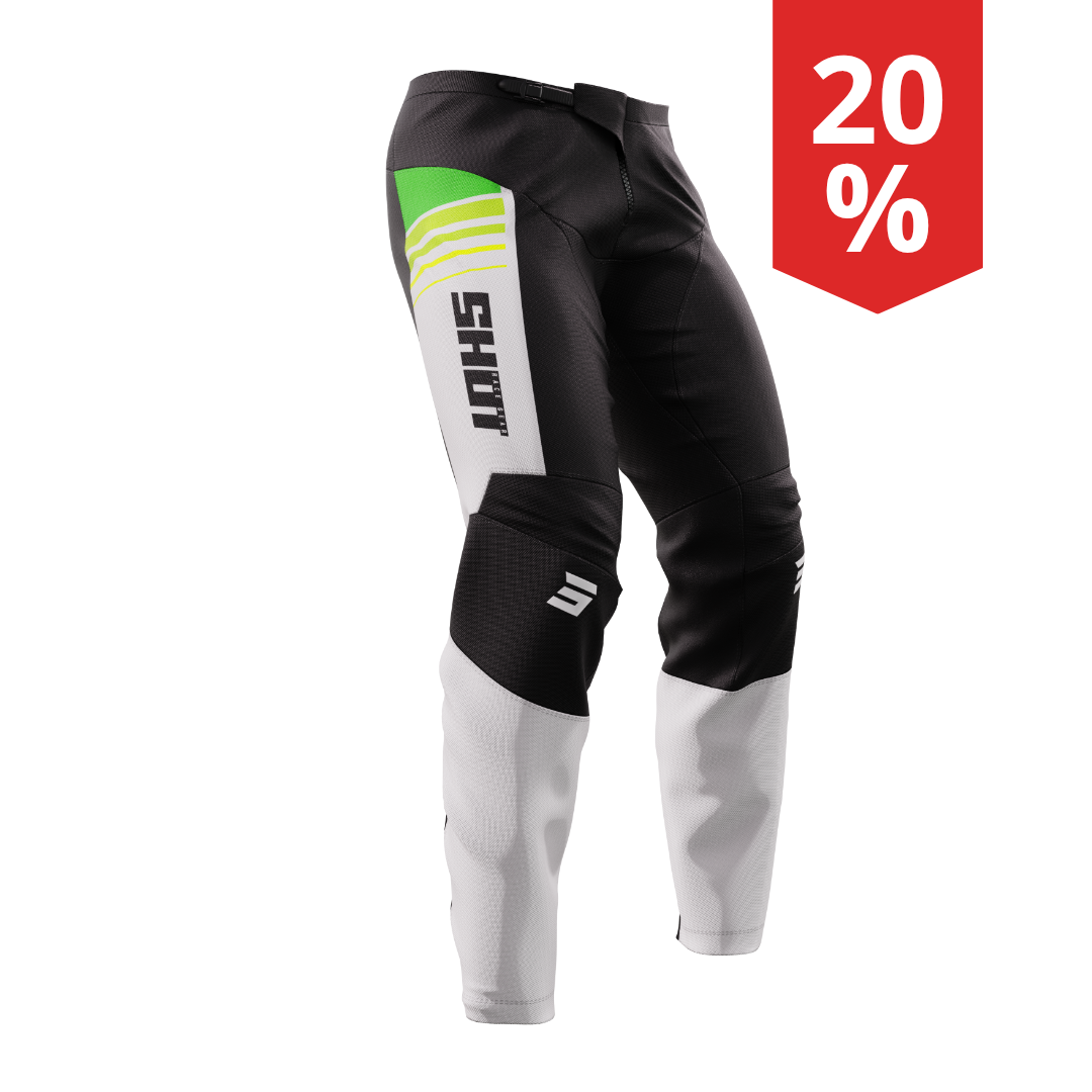 Pantaloni Motocross Shot Devo Peak Verde