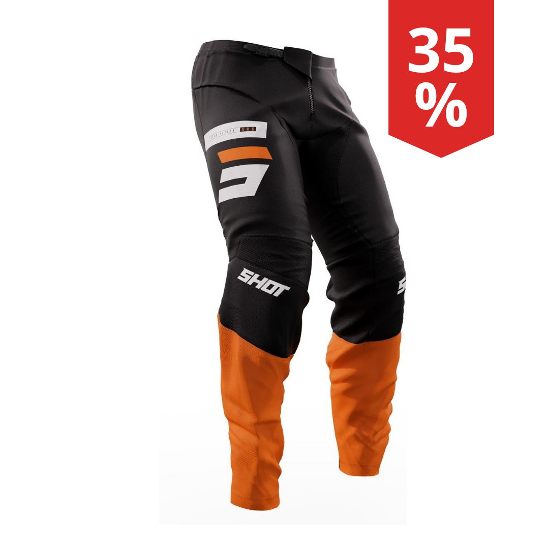 Pantaloni Motocross Shot Devo Reflex Arancio