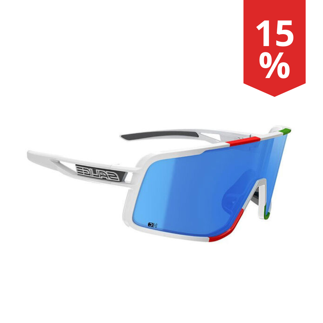 Occhiali da Sole Salice Mod.022ITA Bianco Ita RW Blu
