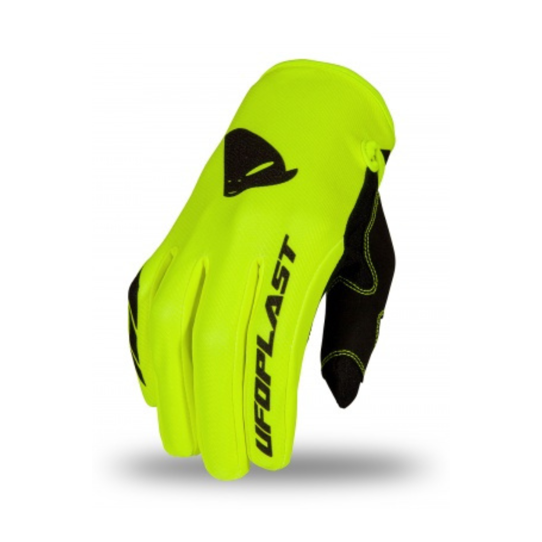 Guanti Motocross Ufo Plast Skill Radial - Giallo Fluo