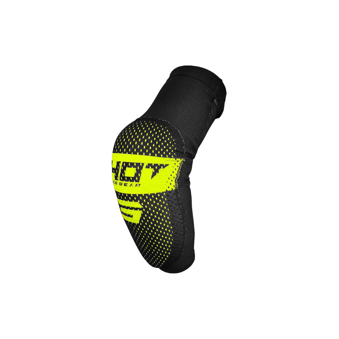 Gomitiere Motocross Shot Airlight Nero/Giallo Fluo