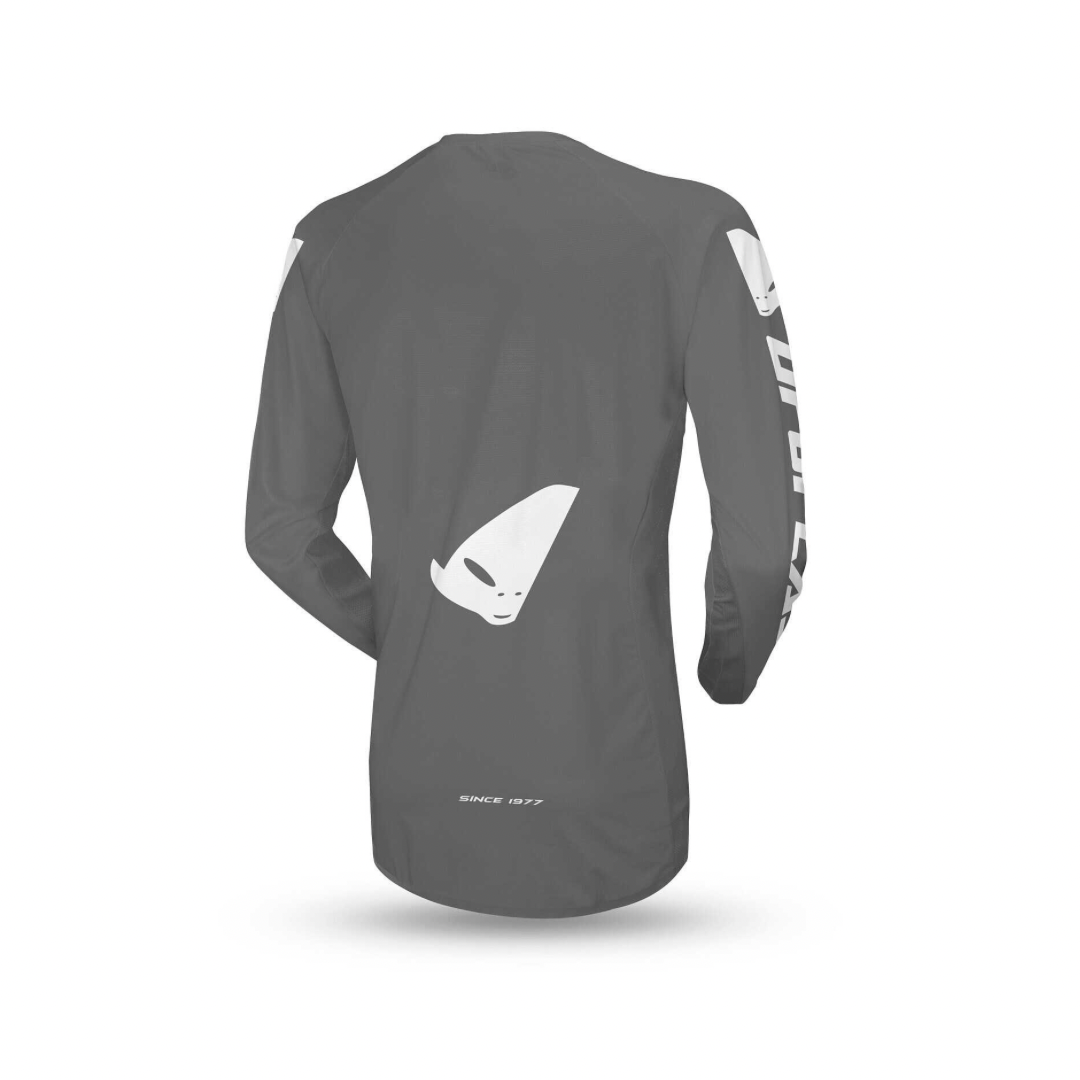 Maglia Motocross Ufo Plast Slim Radial - Grigio