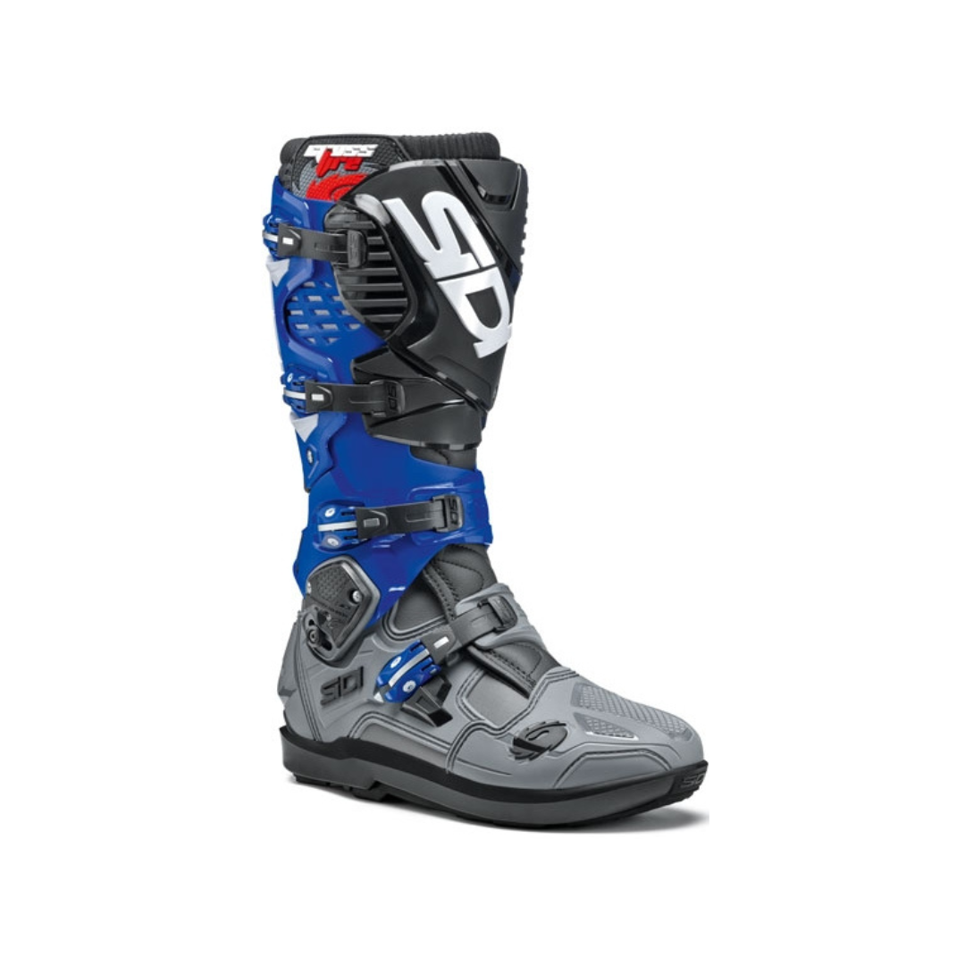 Stivali Motocross Sidi Crossfire 3 SRS Grigio Blu