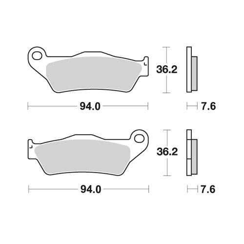 Pastiglie Moto-Master freno anteriore Brembo
