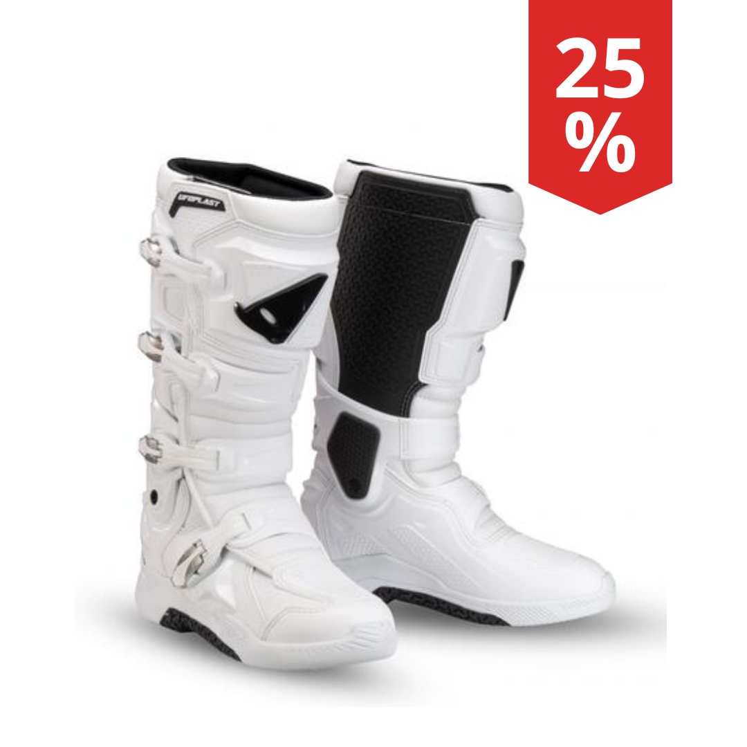 Stivali Motocross Ufo Plast Xander White