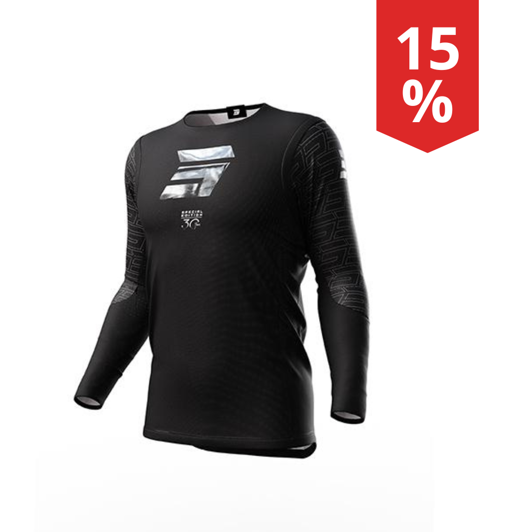 Maglia Motocross Shot Aerolite Legacy Nera