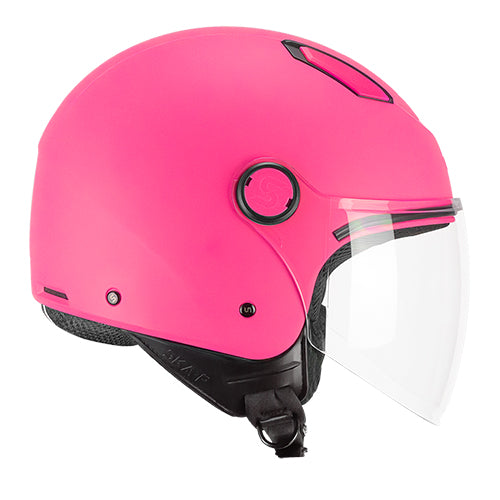 Casco Scooter SKA-P 1 LHA LUKE Rosa Fluo Opaco