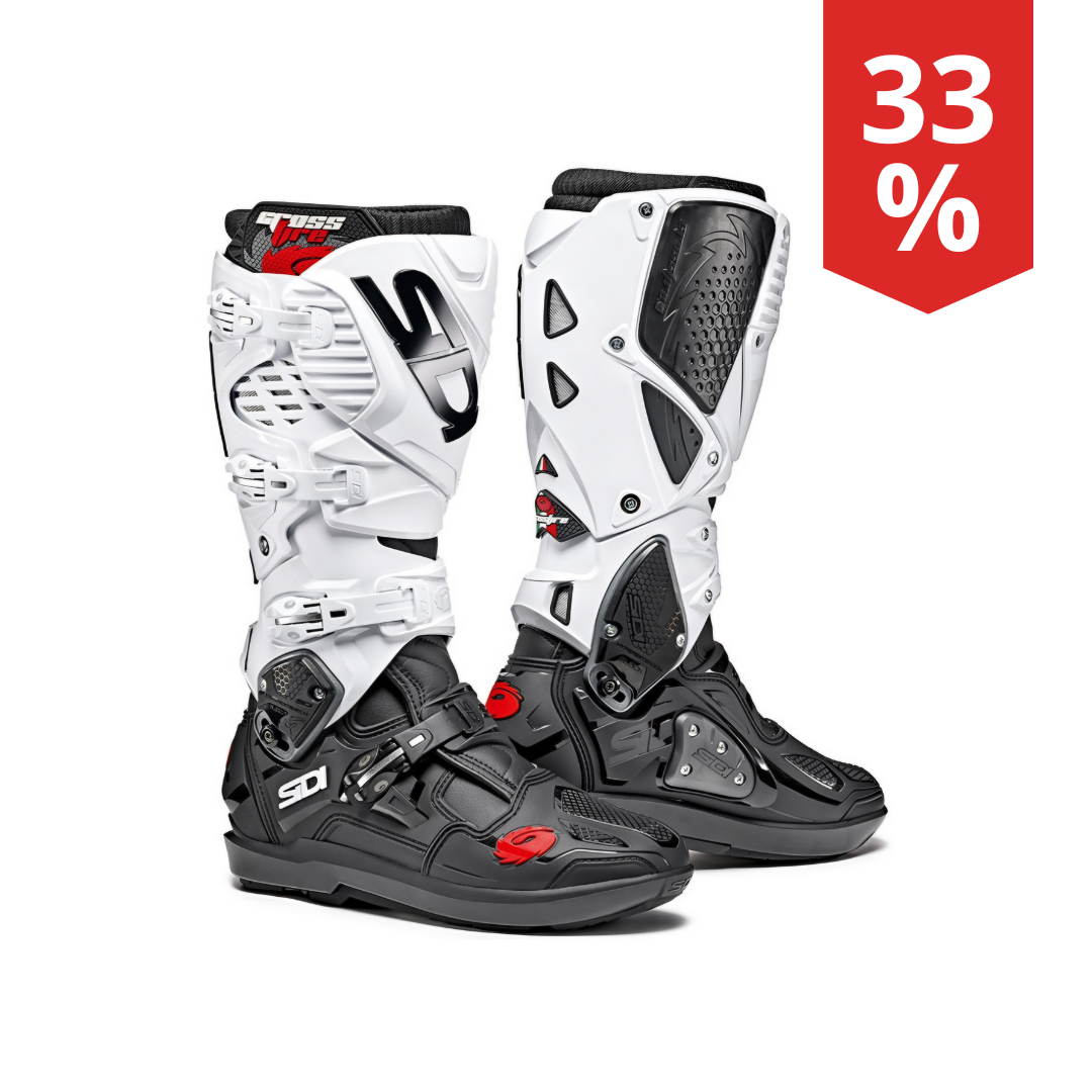 Stivali Motocross Sidi Crossfire 3 SRS Nero Bianco