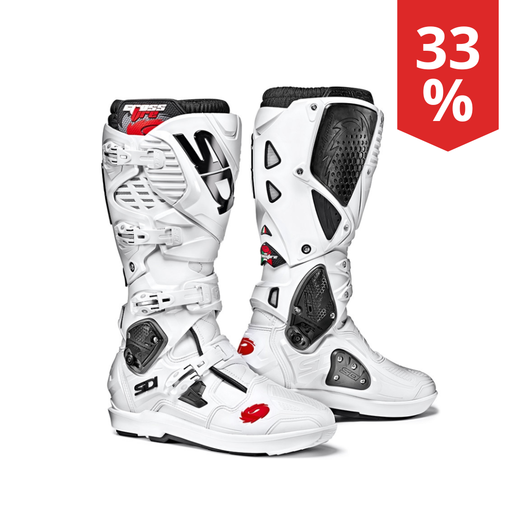 Stivali Motocross Sidi Crossfire 3 SRS Bianco