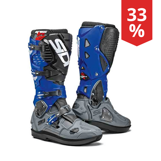 Stivali Motocross Sidi Crossfire 3 SRS Grigio Blu