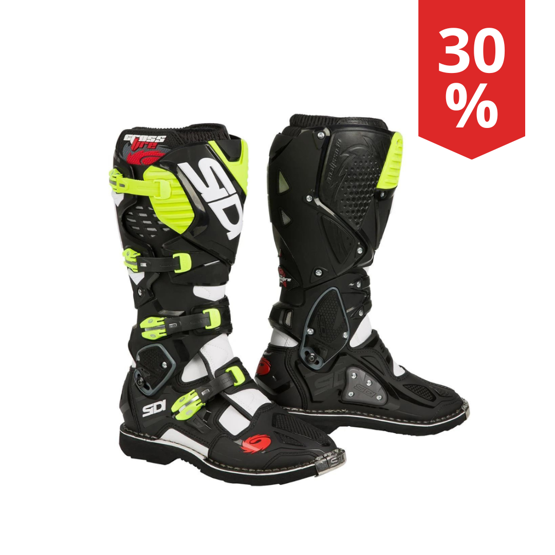 Stivali Motocross Sidi Crossfire 3 Nero Giallo fluo