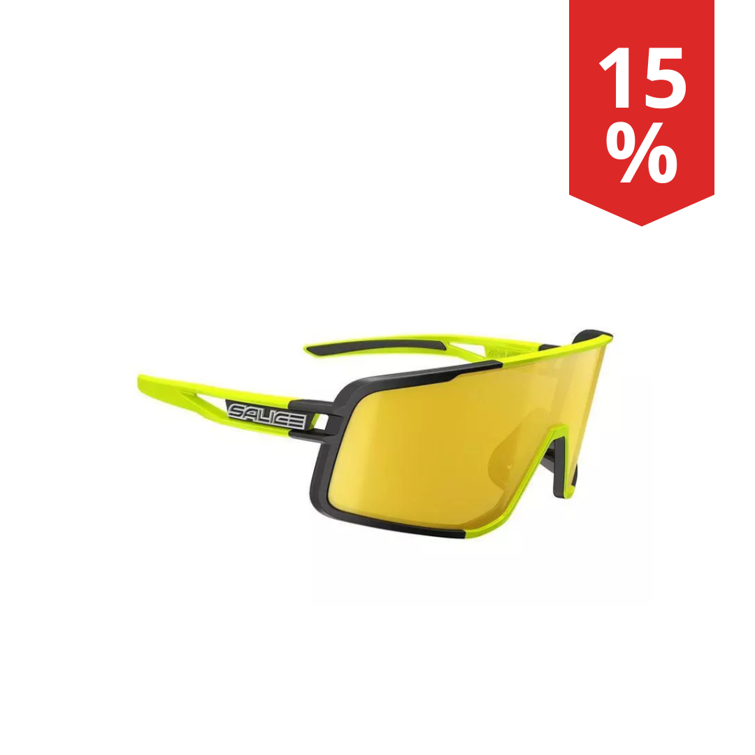 Occhiali da Sole Salice Mod.022 Nero RW Giallo