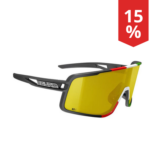 Occhiali da Sole Salice Mod.022ITA Nero Ita RW Giallo