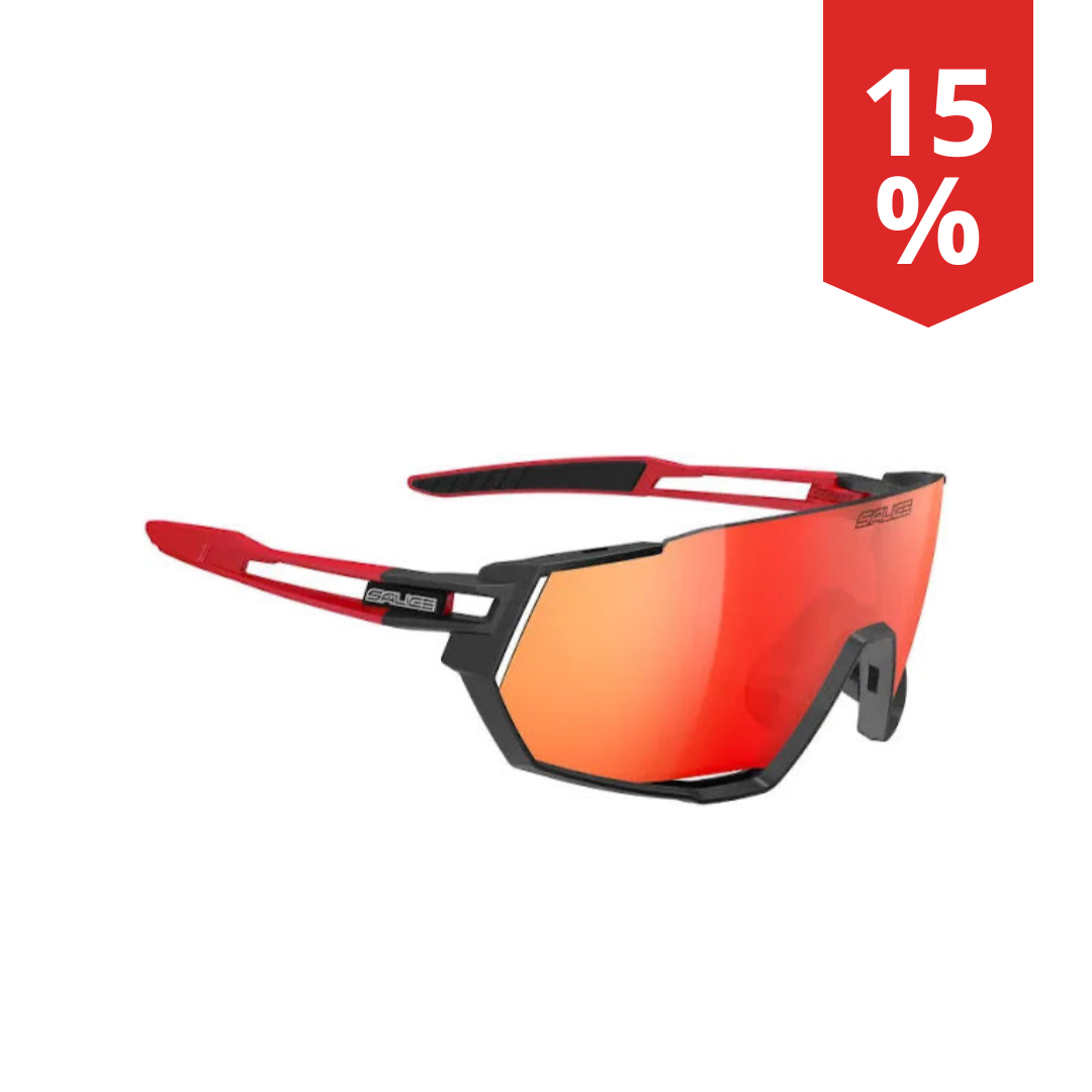 Occhiali da Sole Salice Mod.029 Nero RW Rosso
