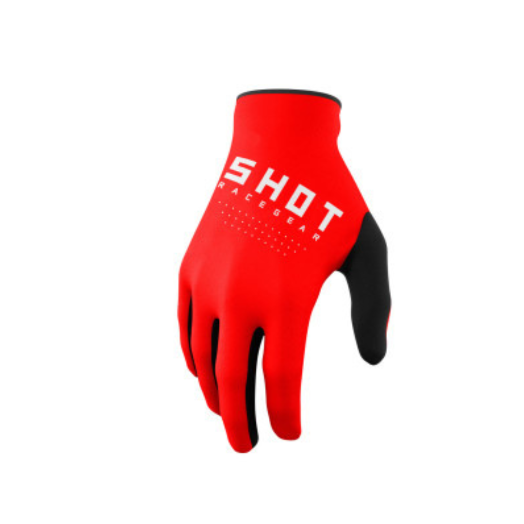 Guanti Motocross Shot Raw Red