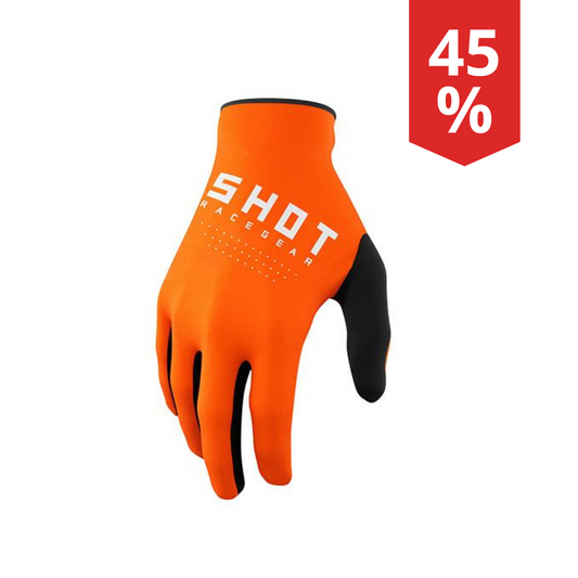 Guanti Motocross Bambino Shot Raw Arancio