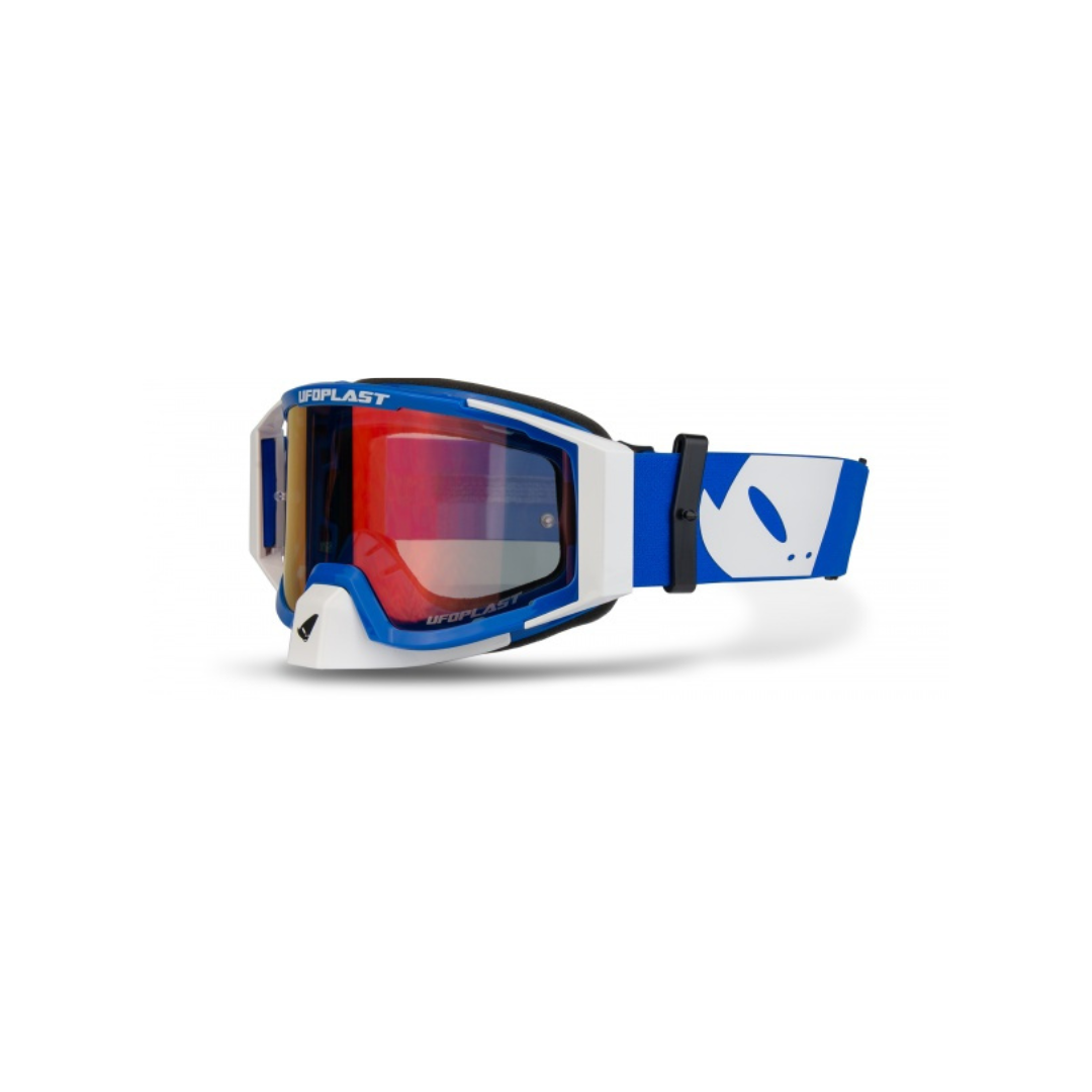 Maschera Motocross Ufo Plast Wise Blu