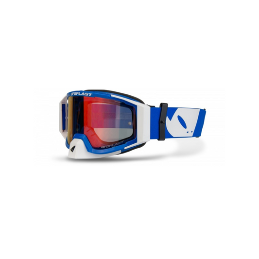 Maschera Motocross Ufo Plast Wise Blu