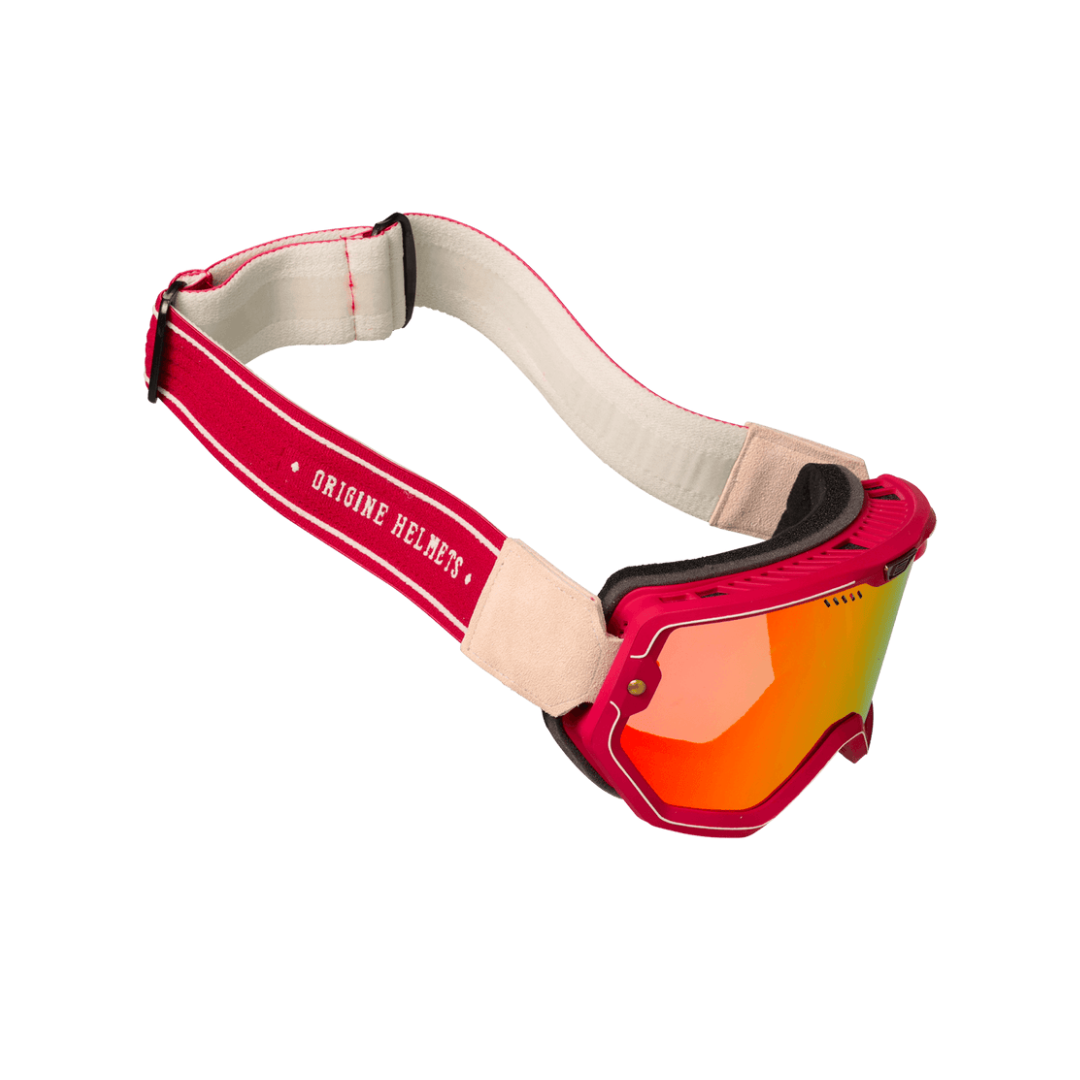 Mascherina Vintage Motocross Origine Florence Rosso